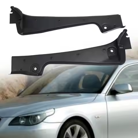 Windshield Wiper Cowl Cover Panel 51717027083 1 Pair Premium for BMW 5' E61 2002-2007 5' E60 2001-20
