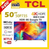 TCL - 50P735 50吋 4K WCG 超高清Google 智能電視 TV P735