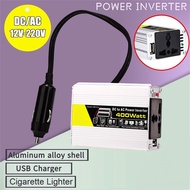 ⭐Reasy Stock⭐Car Vehicle Power Inverter 400W 12V DC To 220V AC Car Converter