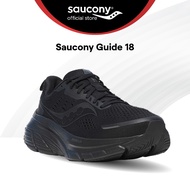 SAUCONY Guide 18 Road Running Stability Shoes Men's - TRIPLE BLACK S20998-101