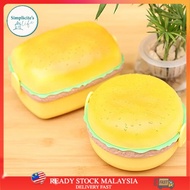 Ramly Hamburger hotdog burger Shape Lunch Box Double Layer Cute Burger Bento Box Food Container Set