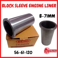 58X68X125(B-72MM )57X67X120(B-71) Cylinder Liner Sleeve Cylinder Block Tukir Blok Sarang Blok Slip (