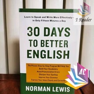 30 Days To Better English - Learning - English Book - Selfhelp - Motivation - Improve Adult Learning