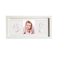 Triple Newborn Baby Hand Footprint Pet Footprint Pad Photo Frame Ink Photo Frame DIY Baby First Year