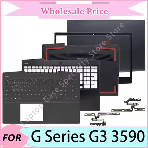 NEW For Dell G Series G3 3590 Palmrest/Bottom Case /HingeC Cover Keyboard/case/Laptop LCD Back Cover