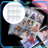 10pcs Sleeve Binder A4 Sleeve Photocard 9P Binder Photocard A4 Transparent Collection Album Pages