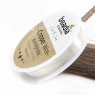 0.3-1มิลลิเมตรทองแดงเครื่องประดับลวดเงิน/ทอง /Kc ลวดทองแดงทองสำหรับสร้อยข้อมือสร้อยคอ DIY Colorfast 