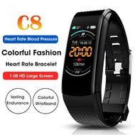 Smart Fitness Tracker Bracelet Sport Watch for Men Women Blood Pressure Heart Rate Monitor Waterproof Smart Band for Android iOS