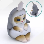 ✨Mofusand 鯊魚貓 鋸鯊 扭蛋 擺設 mini figure 迷你 擺件 公仔✨貓奴 貓咪 Cat 動物 水族館 海洋生物 Baby Shark 生蠔bb 招財貓 盒蛋 盲盒 日本景品 生日禮
