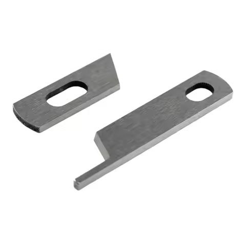 127734001 + X05007001 Upper + Lower Blade Fit Brother Serger Models 526D, 634D, Viking 234D, 535D Se