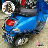 Tkpy CRASHBAR VESPA LX &amp; S.. Vespa LX &amp; S BODY Protector.. Accessories