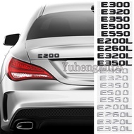 3D Car Rear Trunk Letters Stickers Decal Auto Accessories for Mercedes Benz E200L E260L E300 E320L E320 E350L E350 E500 E550 E Class