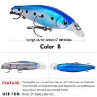 Umpan Pancing Minnow 9 cm 105 gram floating ultralight Fishing Lure mancing casting