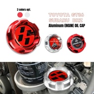 Aluminum ENGINE OIL CAP SUBARU BRZ IMPREZA WRX FORESTER BAJA LEGACY RS GT EJ20 EJ25 TURBO TOYOTA GT8