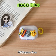 【In Stock】For HOCO EW63 Casing Case Soft Silicone Earphone Case DIY Cool Cartoon NO.1