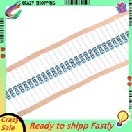 100Pcs Resistor Kit,1 / 4W Resistor 0.25W Resistor Metal Film for DIY and Experiments (4.7K)