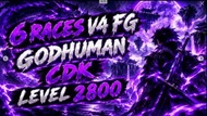 Blox Fruits 🎇 6 Races V4 FG 🧛 CDK + GOD + 2800