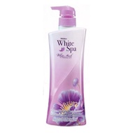 Mistine white spa white musk body lotion มิสทิน ไวท์สปาไวท์มัสค์บอดี้โลชั่น (400มล.)