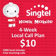 Singtel Prepaid $10 4-week Local Call Plan / Top Up / Renew