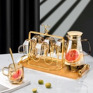 Water Cup Household Set Cold Water Bottle Diamond High-End Glass Living Room Cool Water Bottle Cup C