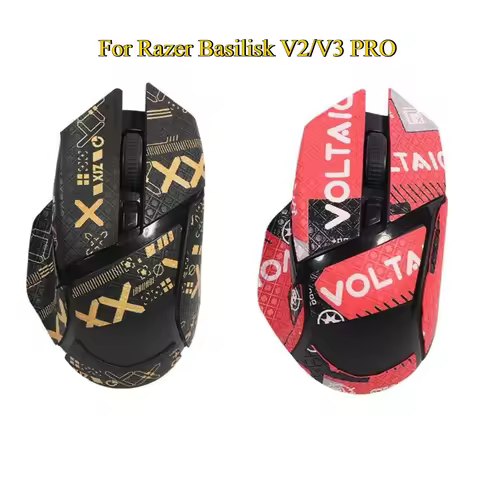 Anti Slip Sticker with Superior Grip for Razer Basilisk V2/V3 PRO Free Cleaning Cotton Pads Bonus