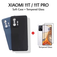 LAYAR Case XIAOMI 11T/XIAOMI 11T PRO SoftCase Anti FingerPrint Free Tempered Glass Color Screen Handphone