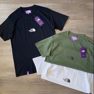 日本優惠預訂 3色選 the north face purple label logo 短袖 tee