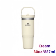 แก้วเก็บความเย็น STANLEY CLASSIC FLIP STRAW TUMBLER 30oz/887ml เก็บความเย็น 6 ชม. / น้ำแข็ง 30  ชมพก