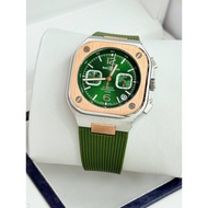 Bell&Ross Br05 Two-tone Green Quartz Watch For Men