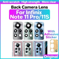 ฝาปิดเลนส์กระจกกล้องถ่ายรูปด้านหลังสำหรับ Infinix Note 11S 11 Pro S กล้องหลักมองหลังกระจกกล้องถ่ายรูป