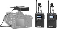 Miss flora Live broadcast .BOYA BY-WM8 Pro Dual-Channel 48CH UHF Wireless Microphone System with Transmitter and Receiver for DSLR Cameras and Video Cameras (Black) (Color : Black)