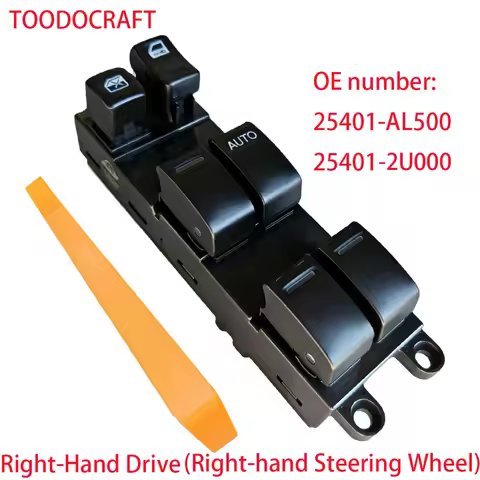 25401-AL500 25401-2U000 RHD Master Power Window Switch for Nissan X-Trail/Stagea/Infiniti/Skyline