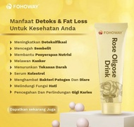 ROSE OLIGOSE DRINK Fohoway : Detox - Fatloss - Pelangsing - Detoksifikasi - Pencernaan - Prebiotik