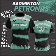Badminton Jersey Malaysia Tshirt Jersey Baju Sport Sublimation Big Size 7xl,8xl,10xl Ready Stock