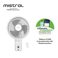 [Climate Voucher NEA] Mistral 9"/12"/14"/16" DC Wall Fan with Remote MWF0935DR/ MWF1212DRW-G/ MWF145