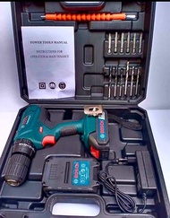 HEAVY- DUTY BOSCH CORDLESS IMPACT DRILL 24V WITH HAMMER MADE IN GERMANY AUTHENTIC BRAND