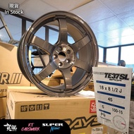 【現貨】Rays Volk Racing TE37 SL Saga 5x100 8.5J et45 Pressed Graphite (PG)槍灰色 86/BRZ 適用