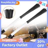 Excellent 2Pcs Cajon Brush Telescoping Drum Brushes Nylon Sticks Percussion for Jazz Stick Drum Musi