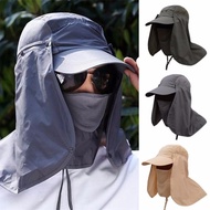 Anti-UV Fishing Hat Japanese Mask Outdoor Hat Japanese Army Anti-UV Fishing Hat Anti-Heat UV