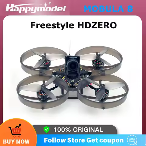 Happymodel Mobula8 Freestyle HDZERO HD 2S 80mm Micro FPV Whoop With HDZERO Flight Controller HDZero 