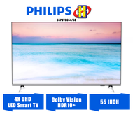 Philips 4K UHD SMART TV (55 Inch) LED Dolby Vision HDR10+ SimplyShare 55PUT6654/68