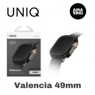 UNIQ - UNIQ Valencia Apple Watch Ultra 輕薄鋁合金防撞保護殼 49 mm-午夜黑