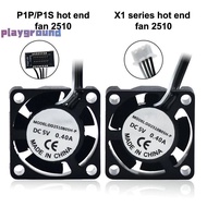 [playground] 2510 Fan For Bambu Lab X1/P1 Hotend Cooling Fan With Cable Rapid Cooling Fan For Bambu 