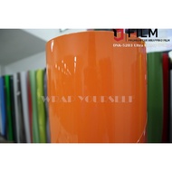 DNK5203 Ultra Glossy Orange car wrap film car wrap sticker air free bubble YAJIU DEREK Dnk5203