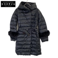 max Mara 21 THE CUBE 黑色 NOVEF 雙面羽絨服，38 碼（二手）