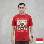 Distro T-shirts Men's Short Sleeve ShirtOriginal Buy 4 Get 1 Free Random August 4 motif