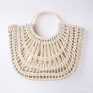 Handle French Commuter Woven Daily Saddle Diagonal Fashion Bag Leisure Factory Vacation Trendy Shoul