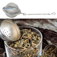 PEK-Stainless Steel Infuser Strainer Mesh Tea Spoon Locking Spice Egg Shaped Ball