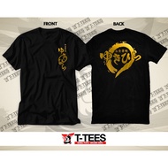 T-TEES - Anime T-shirt - Shokugeki no Soma - Yukihira Soma's outfit (Black w/ Gold print)