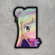 Hologram Sticker | Anime Hologram Sticker | Anime Peek Sticker size 7 cm